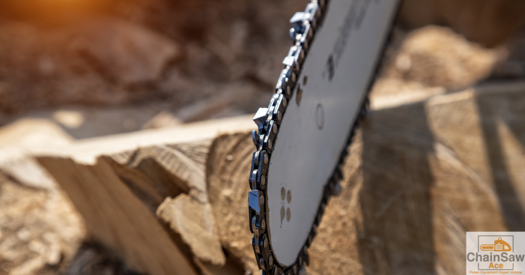 Fast Cutting Chainsaw Chains - Chainsaw Chain on wood