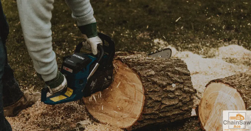 Mastering Chainsaw Safety: The Ultimate Guide to Essential Gear - Chainsaw Cutting Log On Ground