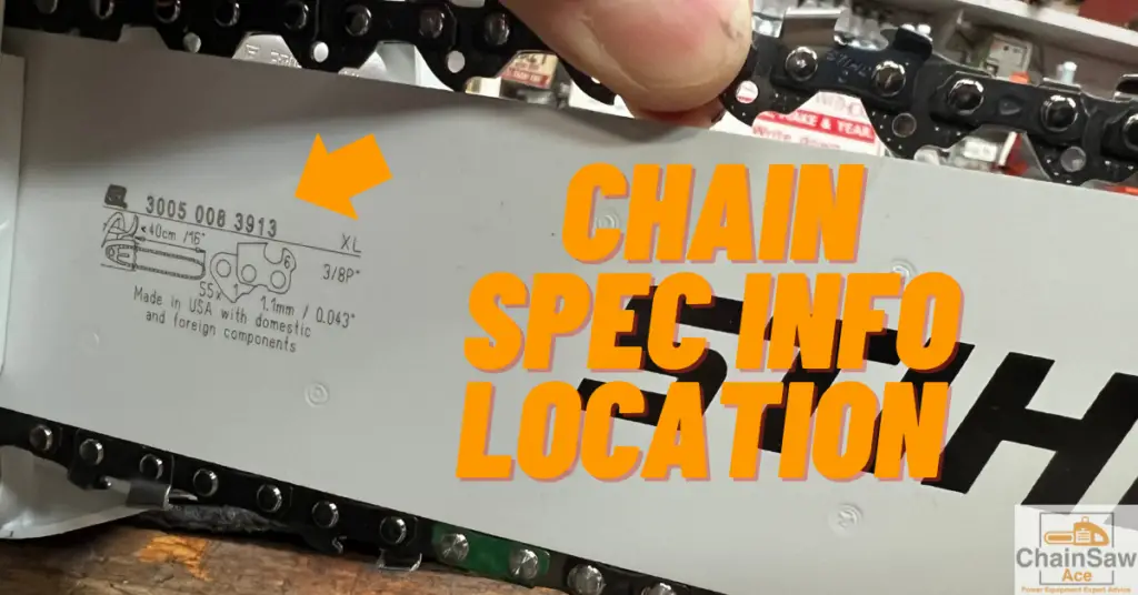 Troubleshooting Stihl Chainsaw Chains - The Easy Way! - Stihl Chainsaw Bar Chain Spec Area